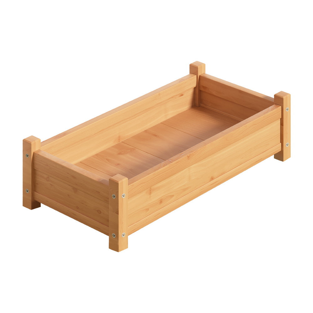 Green Fingers Wooden Planter Box 65x33x16cm