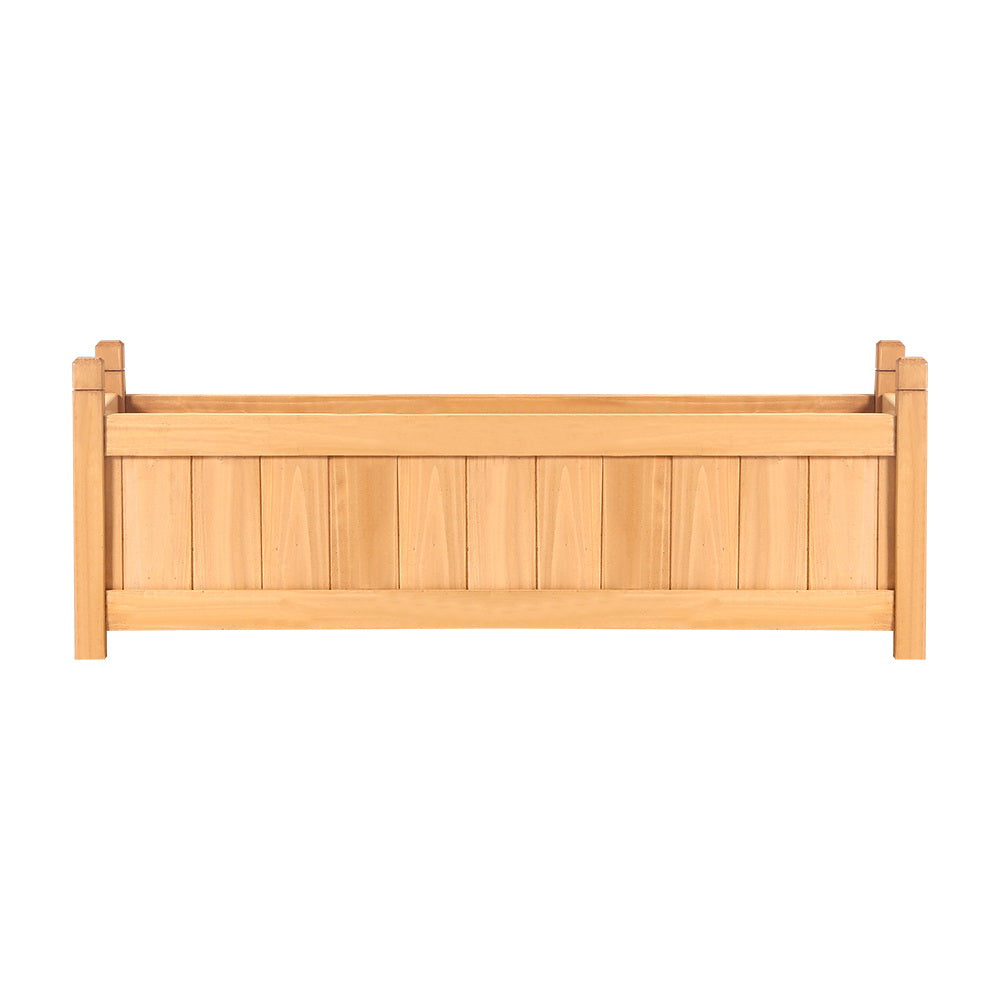 Green Fingers Wooden Planter Box 90x30x33cm