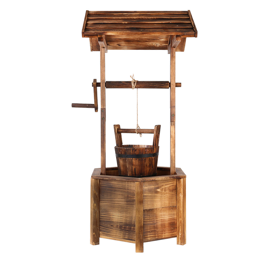 Wishing Well Ornament - Wooden 100cm