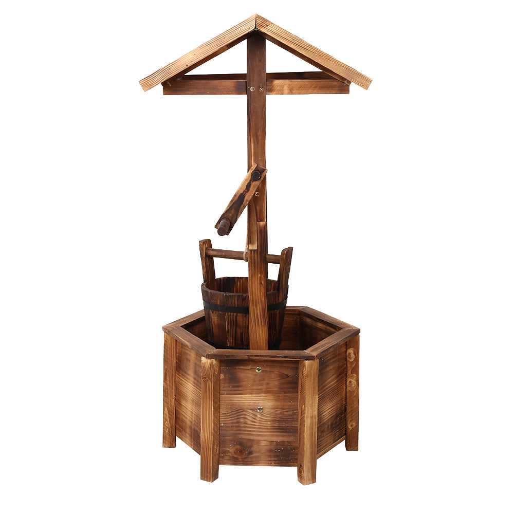 Wishing Well Ornament - Wooden 100cm