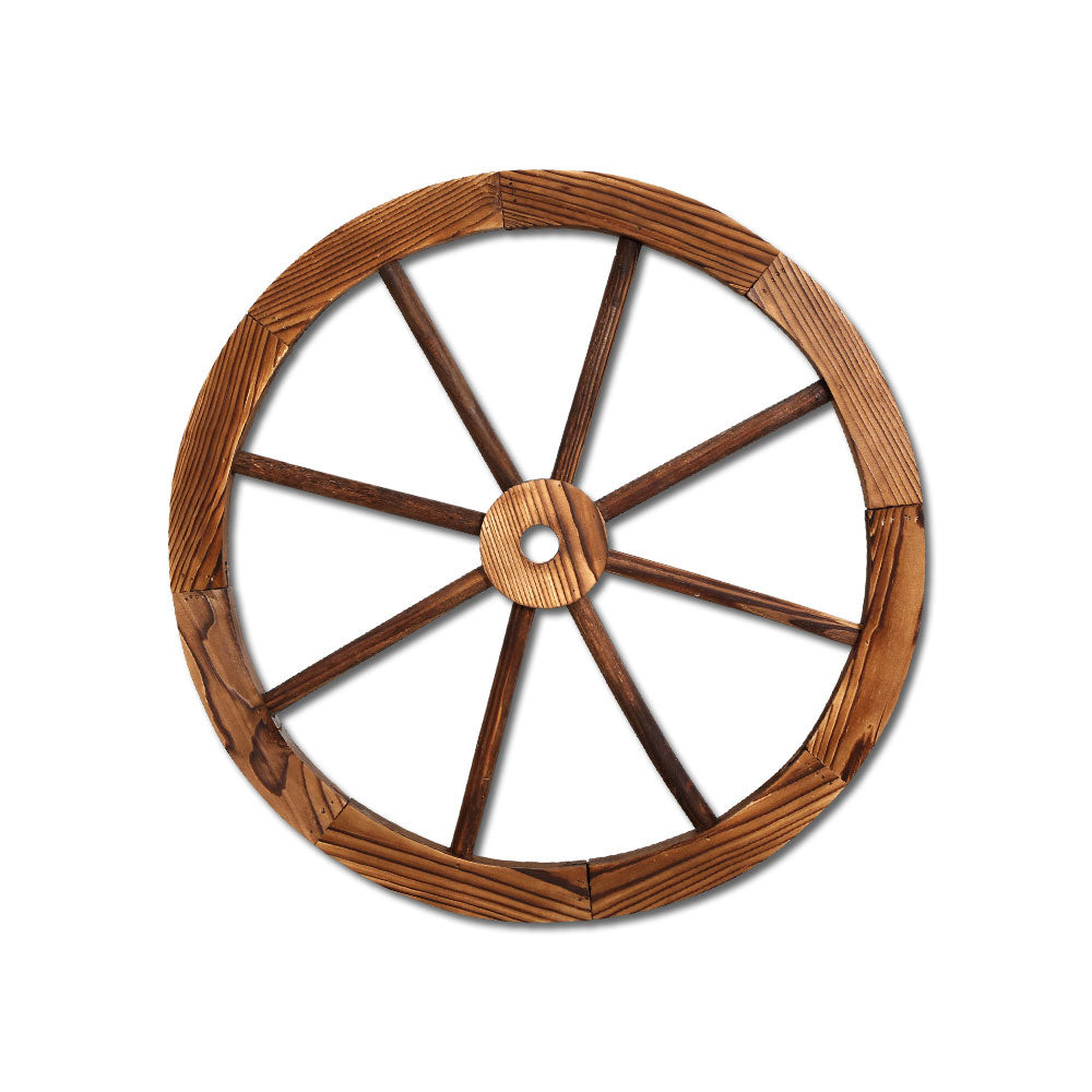 Wagon Wheel Ornament - Wooden 60cm