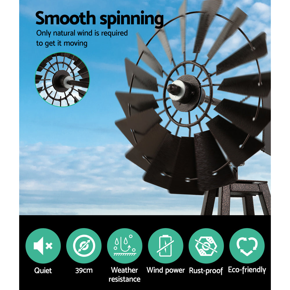 Garden Windmill - Metal 160cm