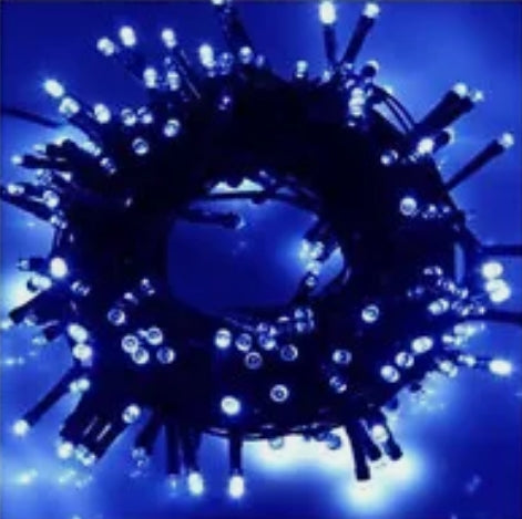 Solar Outdoor Fairy String Lights 200 LED - Blue