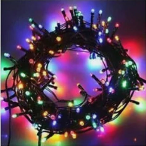 Solar Outdoor Fairy String Lights 200 LED - Multi-Coloured