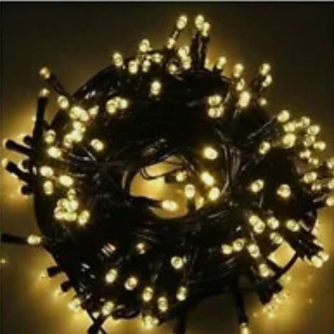 Solar Outdoor Fairy String Lights 200 LED - Warm white/Yellow