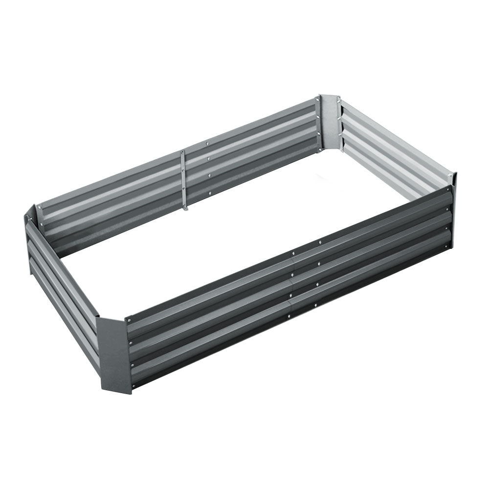Green Fingers Garden Bed - Galvanised 150x90cm