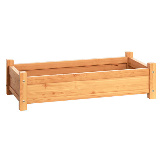 Green Fingers Wooden Planter Box 65x33x16cm