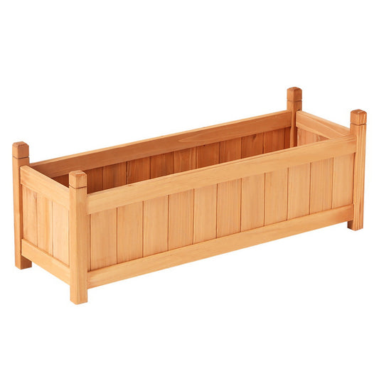 Green Fingers Wooden Planter Box 90x30x33cm