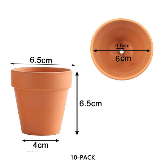 6cm Clay Ceramic Terracotta Pot